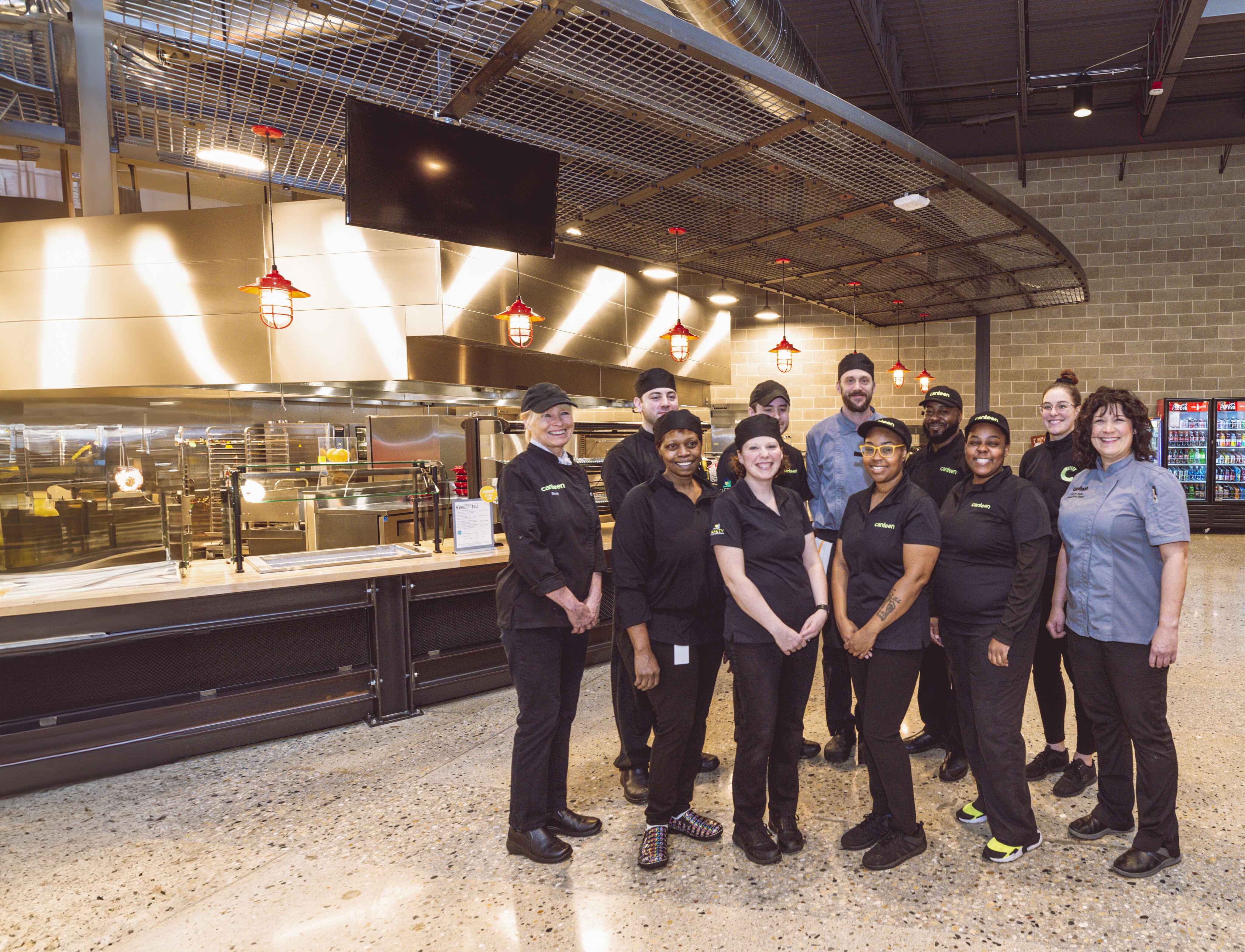 Group of staff at Compass Group