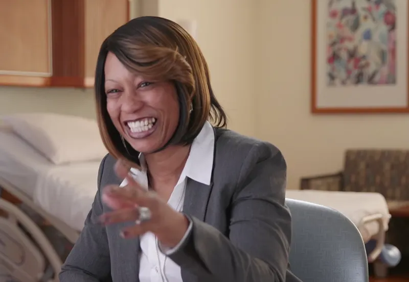 smiling businesswoman